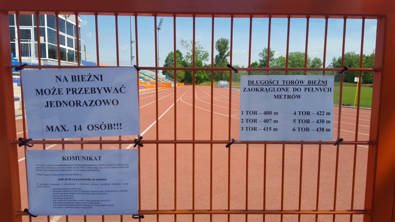 Obiekty plenerowe TOSiR od 18 maja są bardziej dostępne