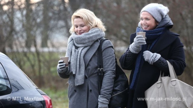 M jak miłość odc. 1129. Marta (Dominika Ostałowska), Marysia (Małgorzata Pieńkowska)