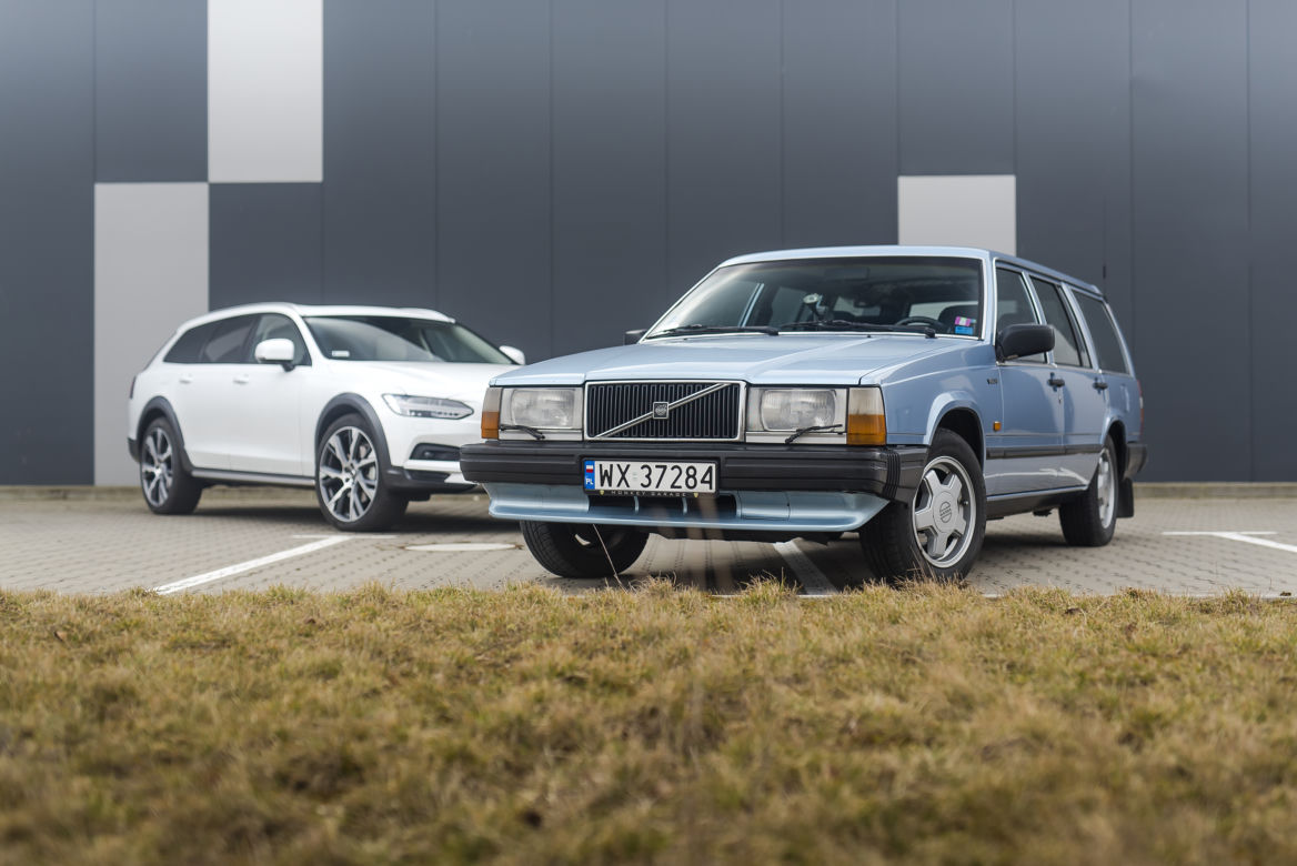 Volvo 740 kombi 2.4TD & Volvo V90 Cross Country B5 AWD 8AT 