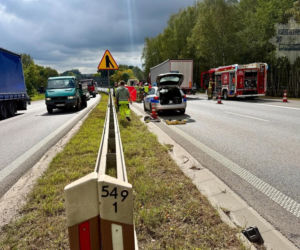 Wypadek na S1 w Mysłowicach