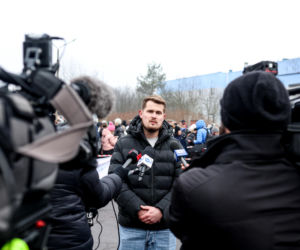 Miał być protest milczenia, doszło do awantury. Gorąco pod schroniskiem w Bytomiu