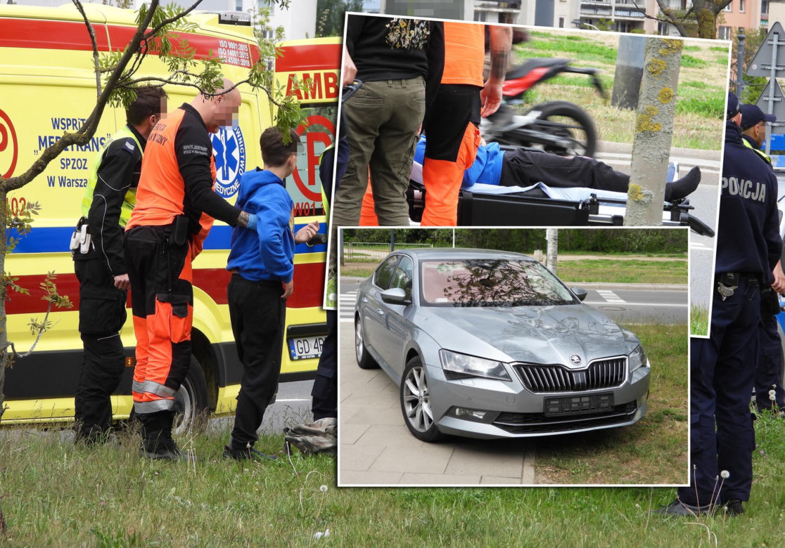 Auto wjechało w 10-latka na hulajnodze. Chłopiec w szpitalu