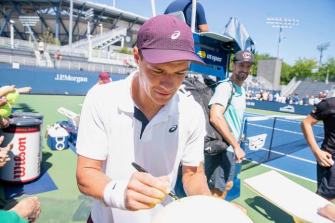 Trening polskich tenisistów przed US Open 2026