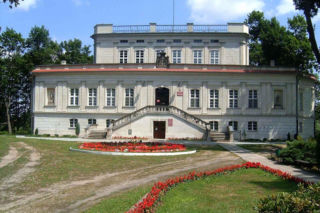 Pałac i platan we Włoszakowicach