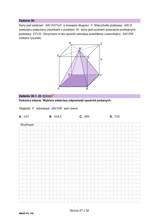 Matura próbna CKE: matematyka