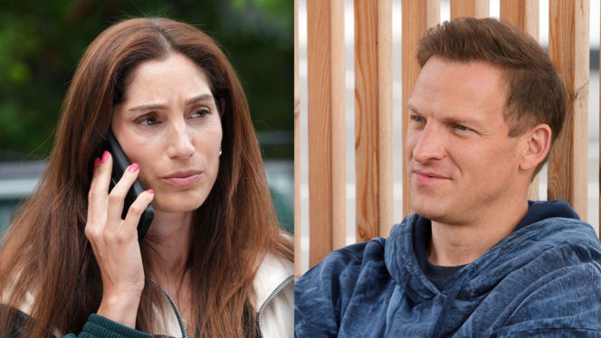 Barwy szczęścia odc. 3290. Celina (Orina Krajewska), Łukasz (Michał Rolnicki)