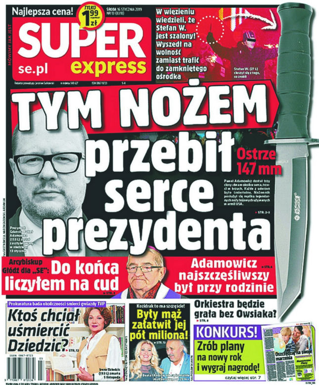 Oto arsenał zabójcy prezydenta