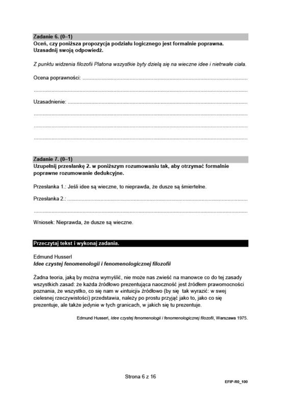 Matura 2022: Filozofia 9 maja. Arkusze CKE, treść zadań. Filozofia poziom rozszerzony