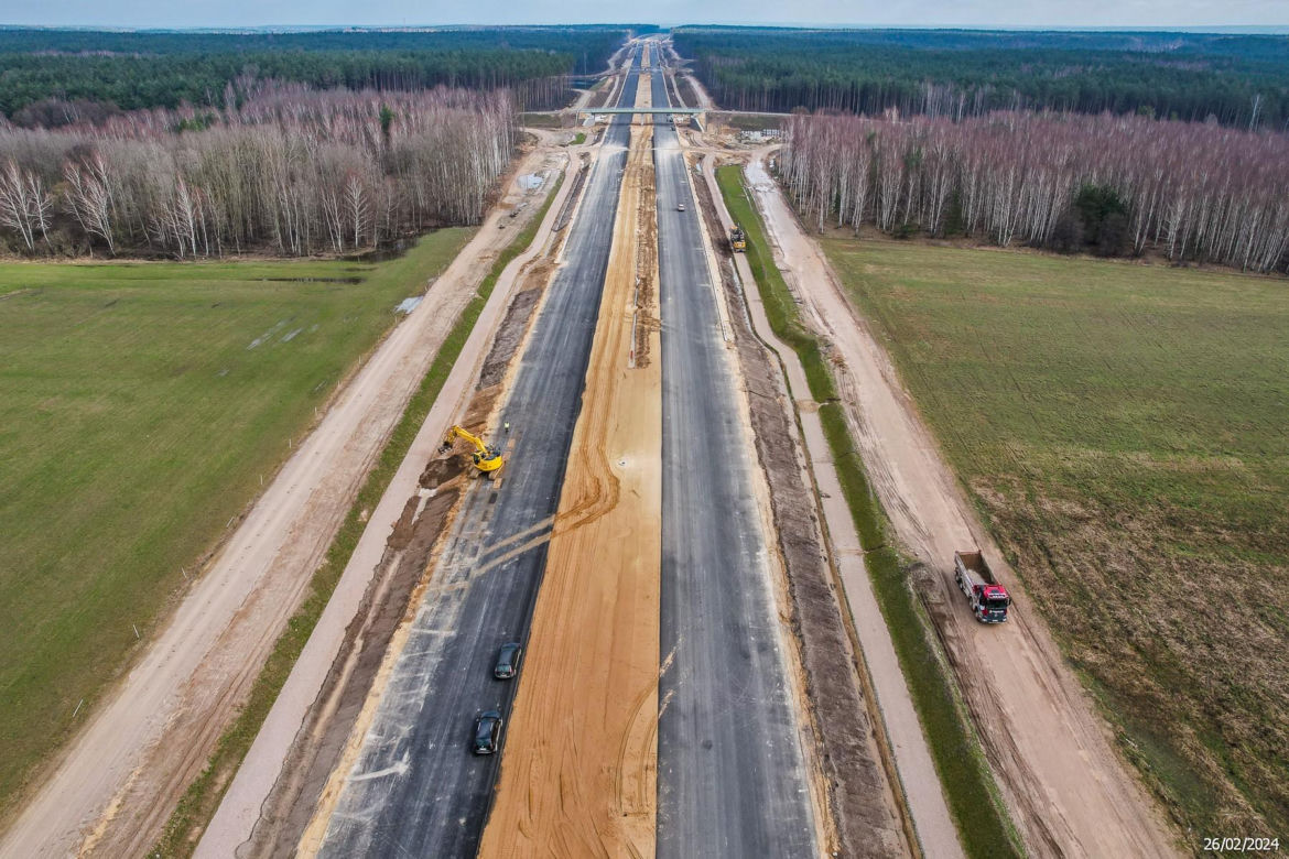 Budowa autostrady A2 Kałuszyn - Groszki