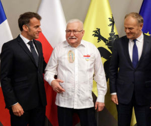 Macron i Wałęsa w Gdańsku. Te zdjęcia mówią więcej niż tysiąc słów