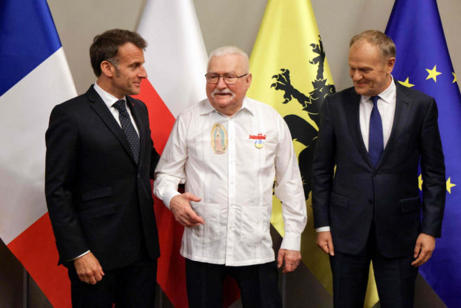 Macron i Wałęsa w Gdańsku. Te zdjęcia mówią więcej niż tysiąc słów