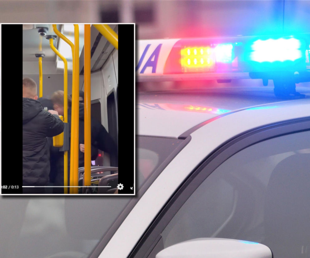Brutalny atak na parę Ukraińców w tramwaju! Powód napaści szokuje