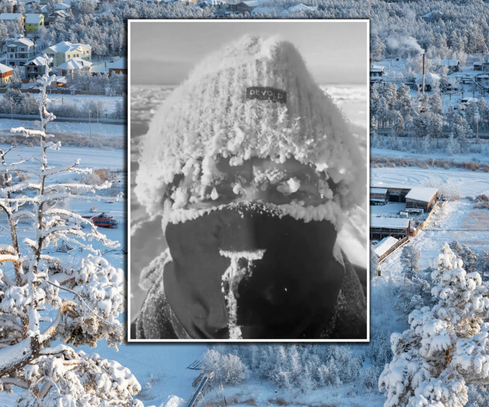 Zamarzł Adam Borejko podróżował rowerem