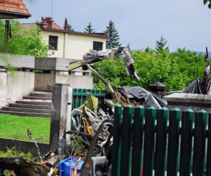 Wypadek awionetki w Bielsku-Białej