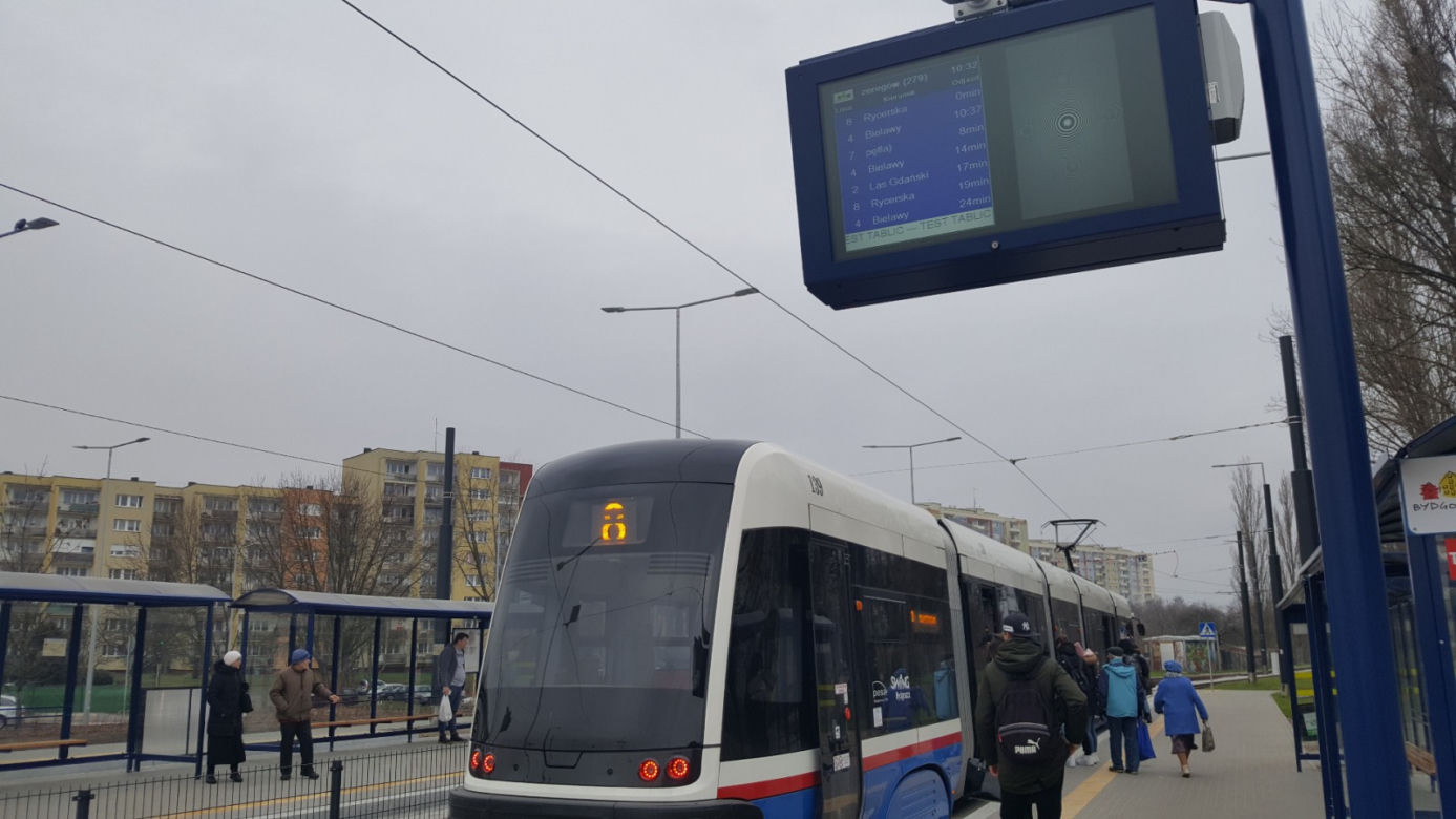 Tramwaje wróciły na ul. Wojska Polskiego w Bydgoszczy