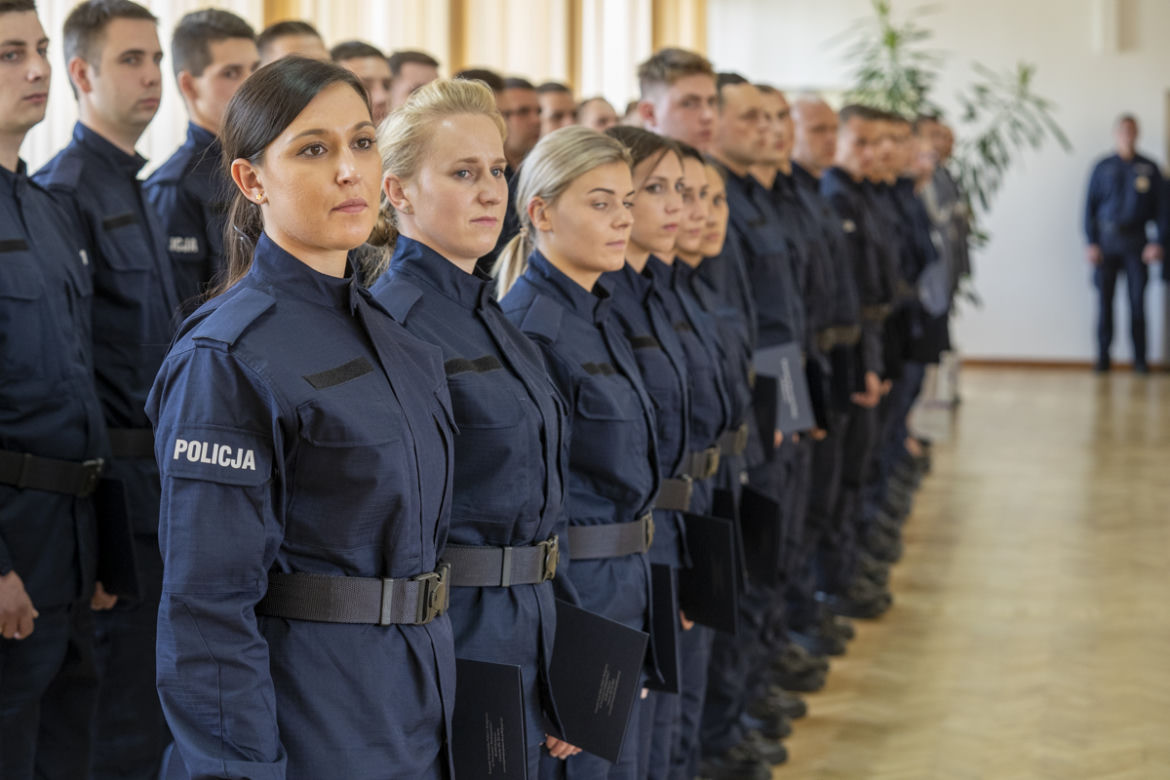 Młodzi policjanci złożyli w Bydgoszczy ślubowanie 
