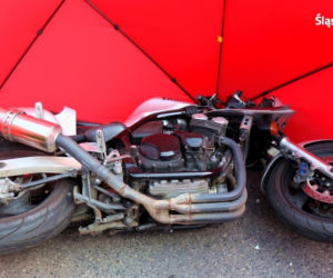 Śmiertelny wypadek motocyklistki w Sosnowcu. Do tragedii doprowadził kierowca Audi
