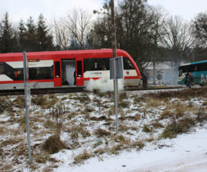 Nożownik i pożar w pociągu! [ZDJĘCIA]
