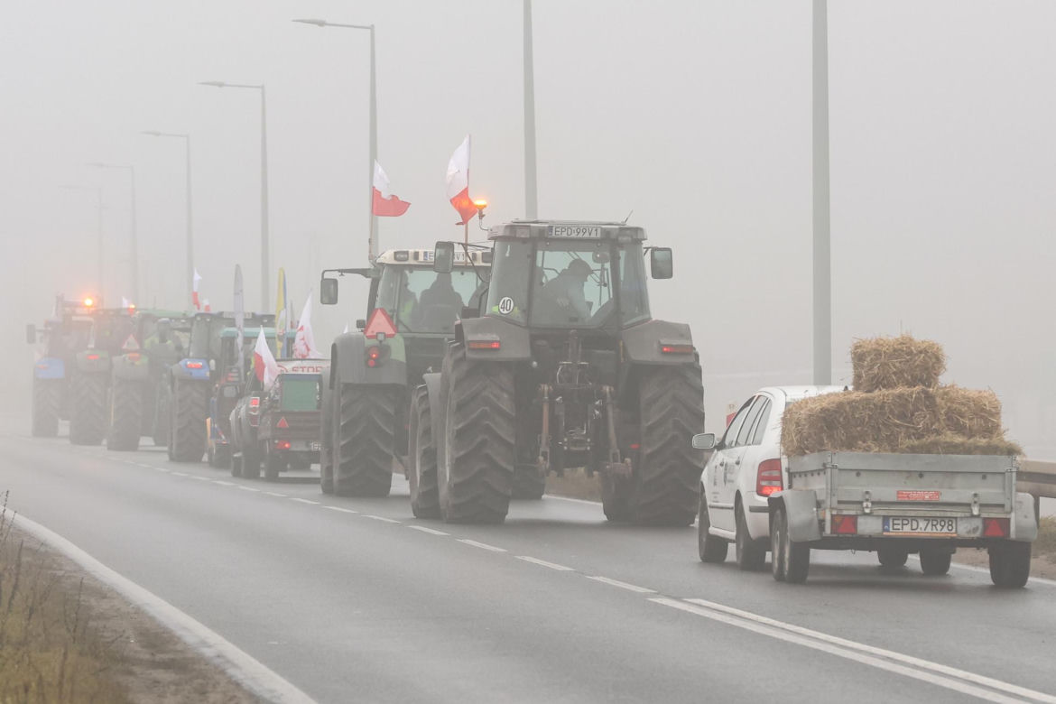 Uniejów. Protest rolników