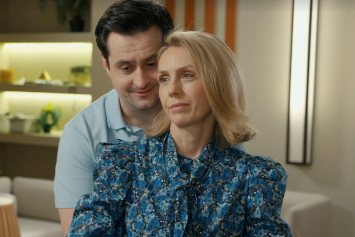 Barwy szczęścia, odcinek 3411: Malwina (Joanna Gleń), Herman (Maciej Raniszewski)