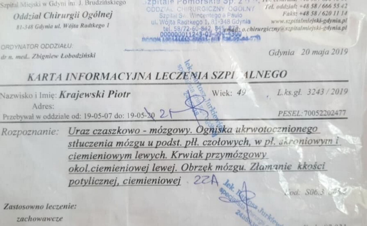 Napad na Piotra Krajewskiego 