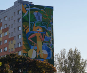 W Bydgoszczy powstał nowy mural. Działa na środowisko jak 400 drzew! 