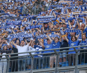 Kibice na meczu Lech Poznań - Wisła Płock