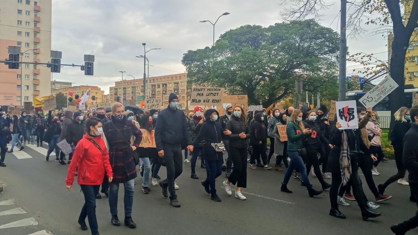 Protest kobiet w Szczecinie - 28.10.2020
