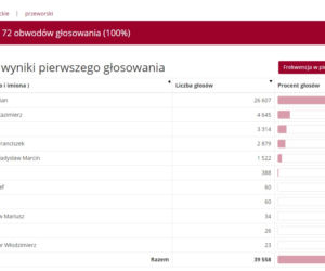 Wybory prezydenckie 2020: Jak głosowali mieszkańcy Podkarpacia
