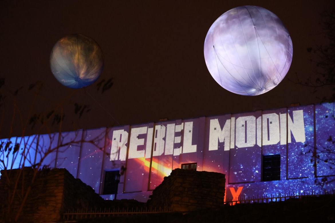 Promocja filmu „Rebel Moon” Netflixa w Lublinie
