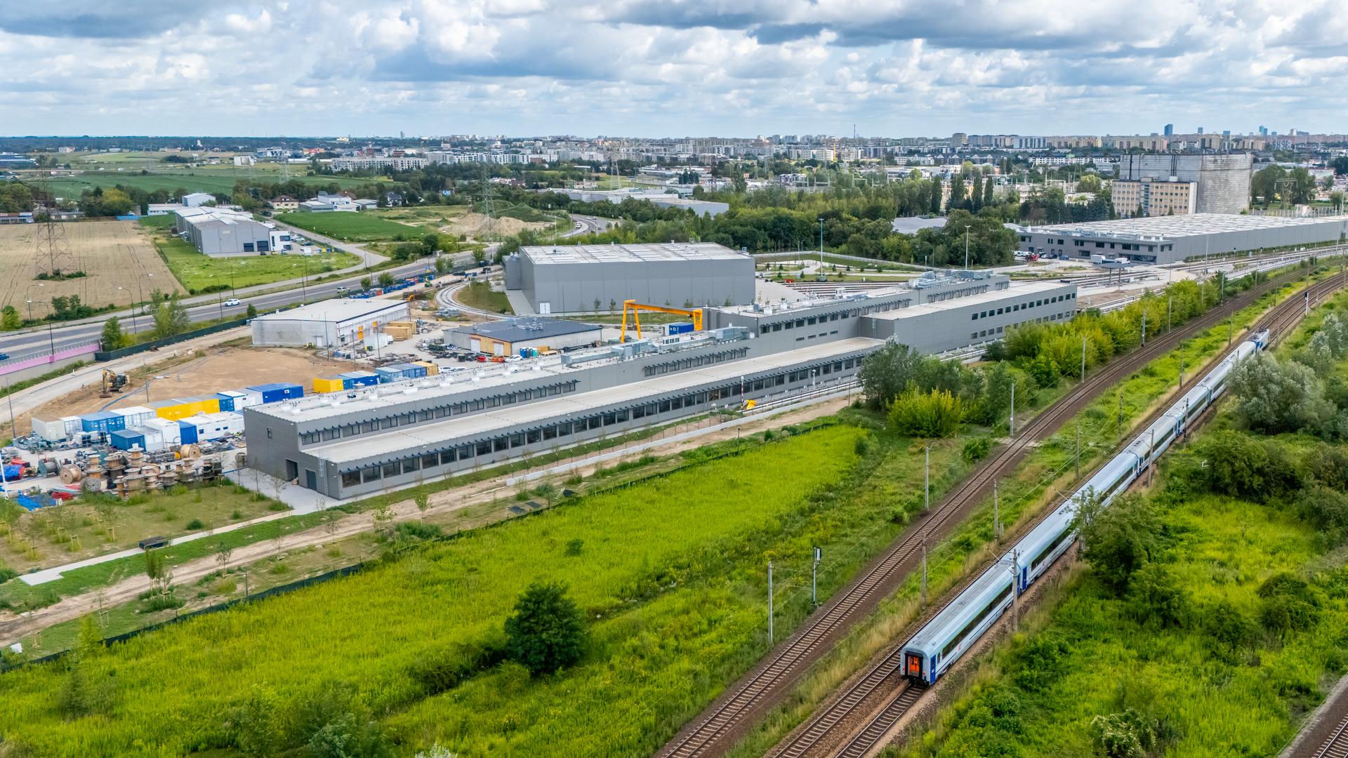 Budowa stacji techniczno-postojowej STP Karolin w Warszawie