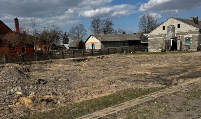Odbudowa domu w Wyrykach Woli pod Włodawą
