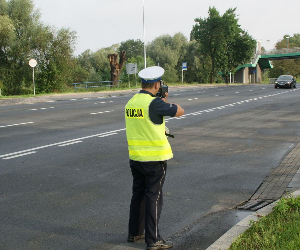 Mężczyzna przekroczył prędkość o 54 km/godz.