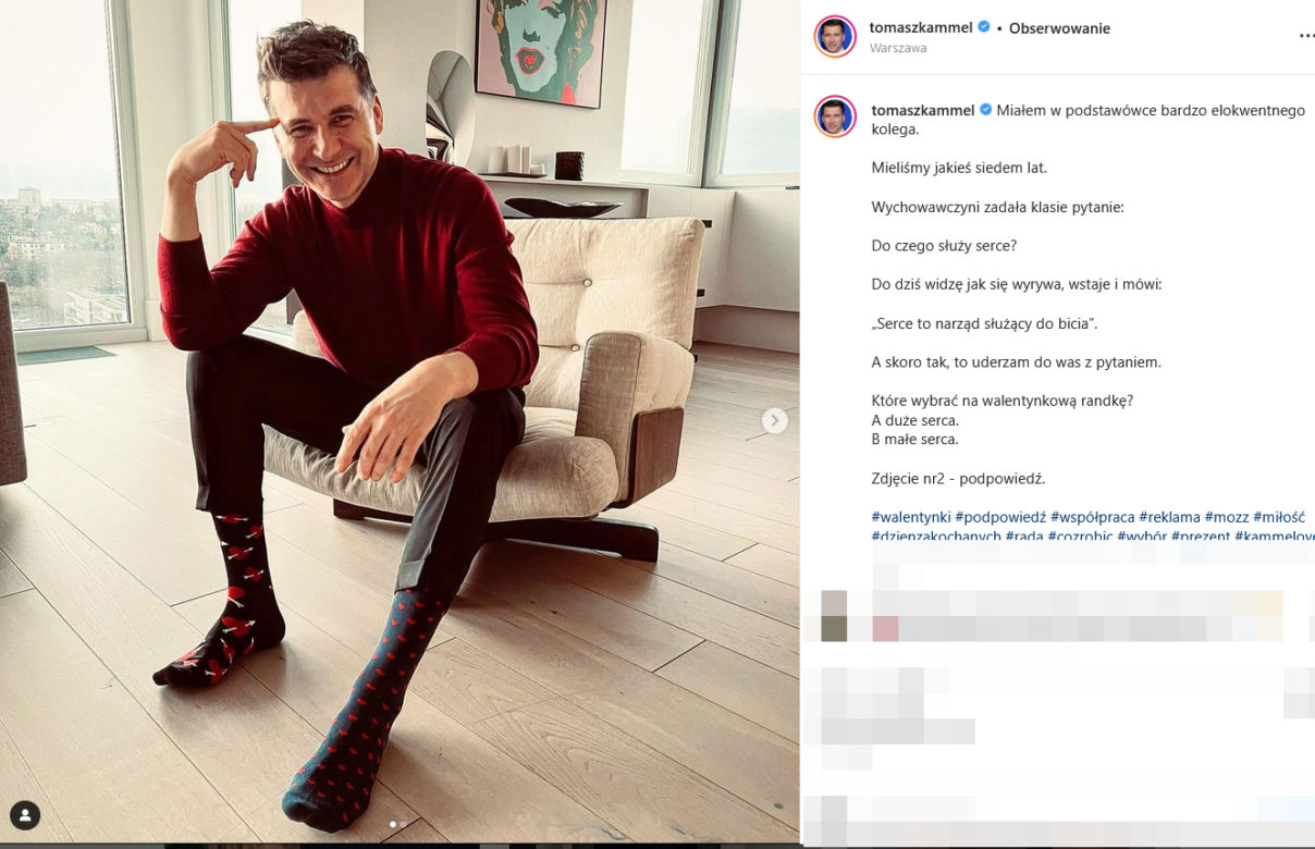 Tomasz Kammel - czytajcie kawały, róbcie śmieszne miny