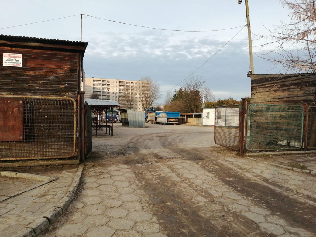 Prace na siedleckim targowisku