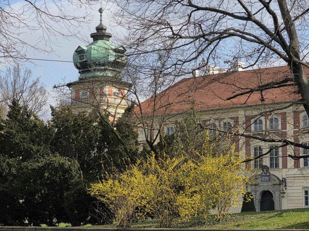 Wiosna w łańcuckim parku
