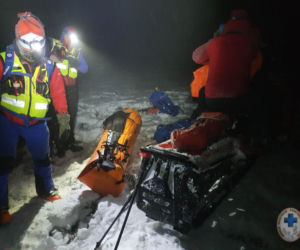 Poszedł w Bieszczady w dresie i butach na budowę. Wrócił z odmrożeniami [ZDJĘCIA]