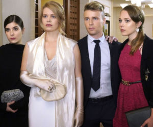 Barwy szczęścia, odc. 2409: Agata (Natalia Zambrzycka), Patryk (Konrad Skolimowski), Sławka (Ewelina Serafin), Jowita (Magdalena Żak)