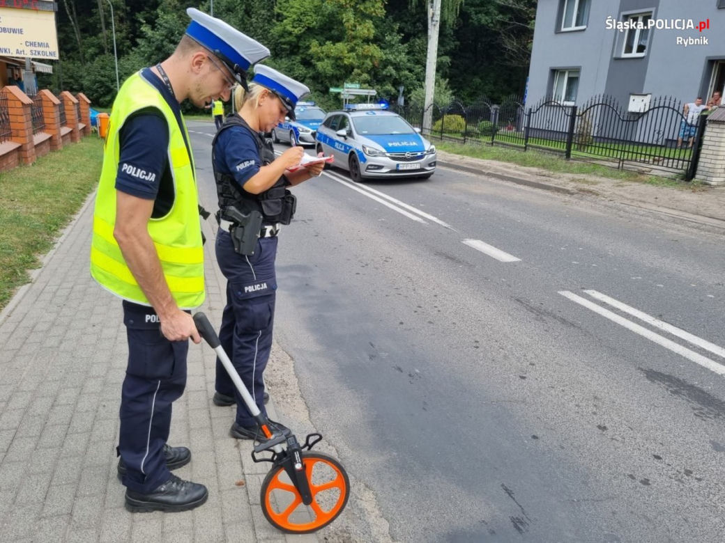 Wypadek w Świerklanach