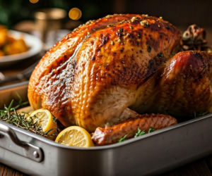 Soczysty indyk pieczony w całości – przepis na idealnego indyka z piekarnika