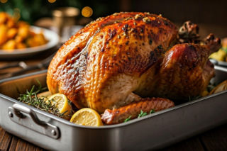Soczysty indyk pieczony w całości – przepis na idealnego indyka z piekarnika