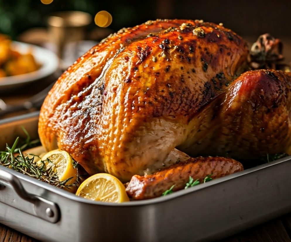 Soczysty indyk pieczony w całości – przepis na idealnego indyka z piekarnika