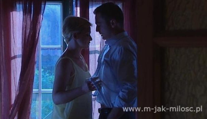 M jak MIŁOŚĆ: Marta (Dominika Ostałowska) i Andrzej (Krystian Wieczorek)