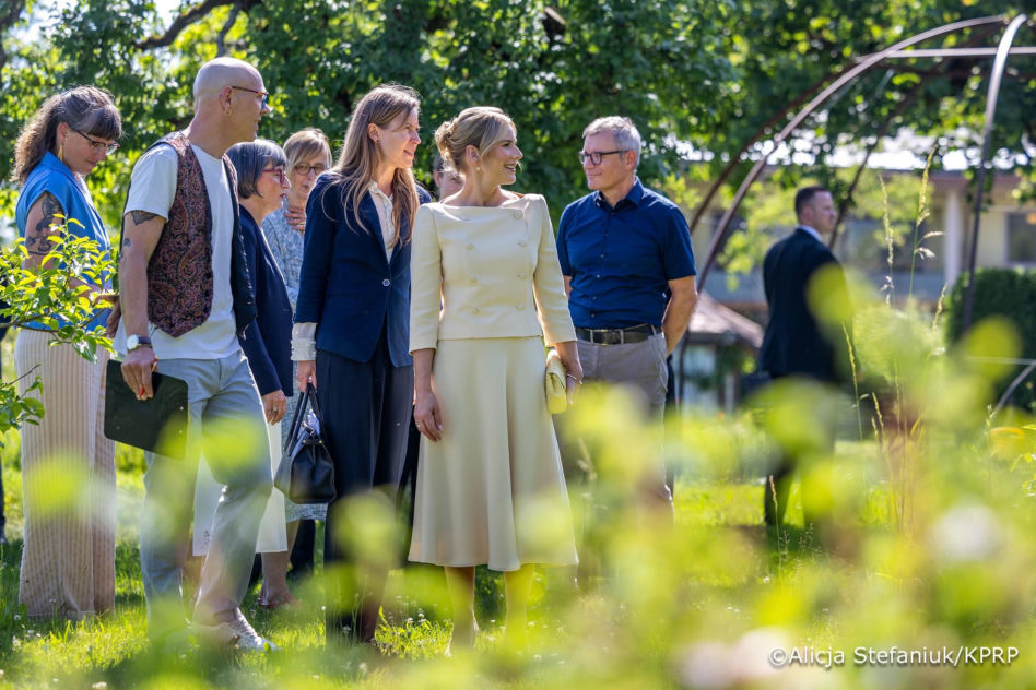 Marta Nawrocka w Szwajcarii