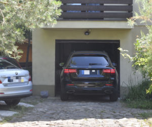 Bartłomiej Misiewicz w Mercedesie Klasy GLC 250 4MATIC