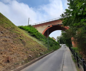Olsztyn. Remont zabytkowego wiaduktu nad Łyną