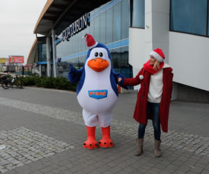 Eskowa choinka stanęła przez Aqua Lublin!