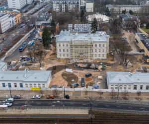 Sinfonia Varsovia w Warszawie podczas budowy