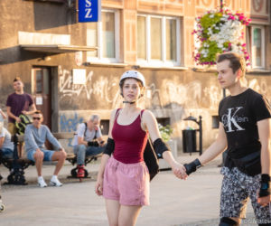 4. Nightskating Białystok. Przejazd filmowy