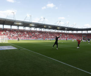 Kibice na meczu Widzew Łódź - Piast Gliwice